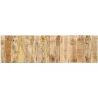 vidaXL Hoofdbord 180 cm massief ruw mangohout