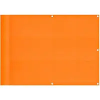 vidaXL Balkonscherm Oranje 75x1000 cm 100% Polyester Oxford