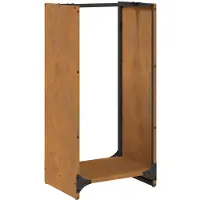 vidaXL Houtopslagrek, 40x30x80 cm, weerbestendig staal