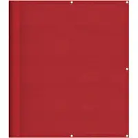 vidaXL Balkonscherm Rood 120x700 cm 100% Polyester Oxford