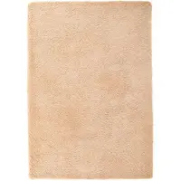 vidaXL Hoogpolig vloerkleed NAVARRA 160x230 cm polyester beige