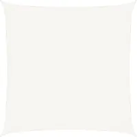 vidaXL Zonnezeil 160 g/m² 2,5x2,5 m HDPE wit