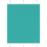 vidaXL Plissé rolgordijn 105x150cm stofbreedte 104,4cm petrol groen