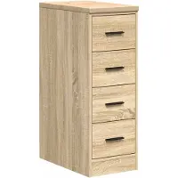 vidaXL Garagekast 30x51x85 cm massief grenenhout sonoma eikenkleurig