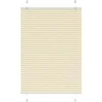 vidaXL Plissé rolgordijn 85x100 cm stofbreedte 84,4 cm polyester crème