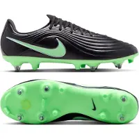 Nike Tiempo Maestro Academy IJzeren-Nop Voetbalschoenen (SG) Anti-Clog Zwart Felgroen Zilvergrijs