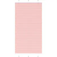 vidaXL Plissé rolgordijn 110x200cm stofbreedte 109,4cm polyester roze