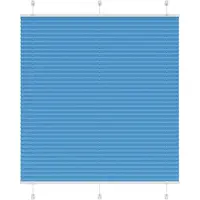 vidaXL Plissé rolgordijn 120x150cm stofbreedte 119,4cm polyester blauw