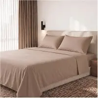 THE WHITE STONE Eenpersoons beddengoed - - Percale 200 TC - 100% katoen - Hoeslaken 130200 cm - Made in Italy