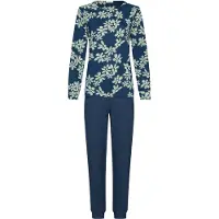 Pastunette Pyjama 'Nordic Bloom' donkerblauw