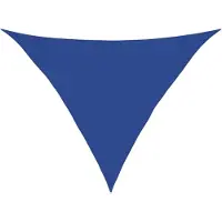 vidaXL Zonnezeil 160 g/m² 3x3x4,2 m HDPE blauw