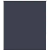 vidaXL Rolgordijn verduisterend 125x175 cm stofbreedte 121,6 cm blauw