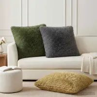 vidaXL Kussensloop 6 pcs HEERLEN Lichtgrijs 80 x 80 cm PV Fleece