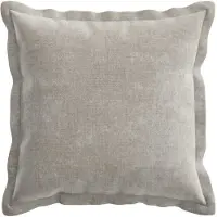vidaXL Kussensloop 6 st HOUTEN Lichtgrijs 50 x 50 cm Chenille Stof