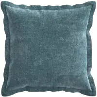 vidaXL Kussensloop 12 st HOUTEN Blauw 50 x 50 cm Chenille Stof