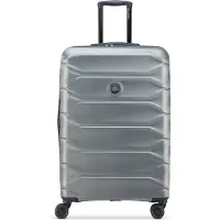 Delsey Meteor 4 wielen Trolley L 78 cm met uitbreidingsplooi grijs