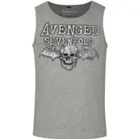 Avenged Sevenfold Tanktop - Logo - S tot 4XL - voor Mannen - grijs | Maat XXL
