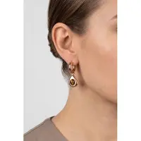Purelei Tiger's Eye Ohrringe Rosegold Maat: OS | Oorbellen Outlet | Dames | Bruin