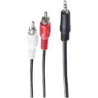 Shiverpeaks BS30832-5 - 2 x RCA - Male - 3.5mm - Male - 5 m - Black,Red,White