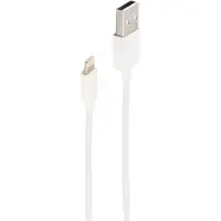 Shiverpeaks USB Lade-Sync Kabel, USB A Stecker auf 8-Pin Stecker, 2.0, weiß, 4,0m