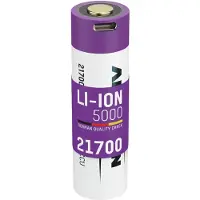 Ansmann 21700 USB-C Oplaadbare Li-ion batterij (3.6 V, 5.2A, 5000 mAh)