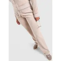 Juicy Couture Outline Diamante Track Pants - Beige- Dames, Beige