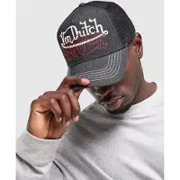 Von Dutch Invert Trucker Cap, black