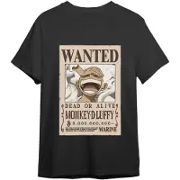 Namco Bandai Games Toei Animation One Piece Monkey D. Luffy - Gewenst poster - T-shirt met korte mouwen - Maat L
