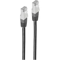 Shiverpeaks Patchkabel cat 6 S/FTP PIMF Halogenfrei sw 7,5m