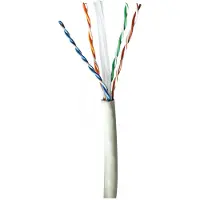 Nedis U/UTP CAT6a 10 Gigabit netwerkkabel met vaste aders - AWG23 - LSZH / grijs - 305 meter