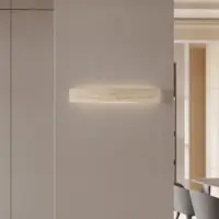 Lyora Strakke wandlamp Alyssa zand bruin
