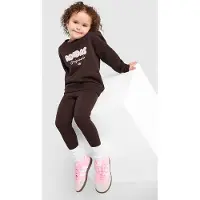 Adidas Originals Girls' Polka Dot Crew Tracksuit Infant - Bruin - Kind, Bruin