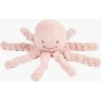 Nattou Lapidou Doudou Knuffel Octopus - 22 cm - Poederroze