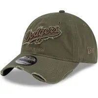 New Era MLB LA Dodgers Distressed 9TWENTY Cap, groen