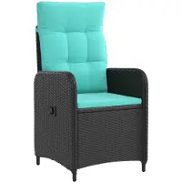 vidaXL Buiten Eettafel Set 3 st poly rattan