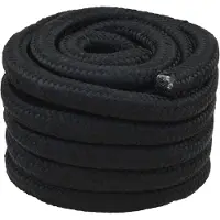 vidaXL Boottouw 40 mm 25 m Zwart polypropylène