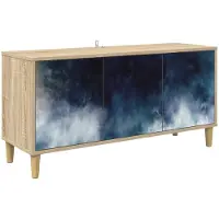 vidaXL TV-kast RAALTE, 102 x 33 x 50 cm, Sonoma houtvezelplaat