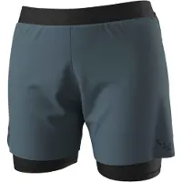Dynafit - Trail / Running dameskleding - Alpine Pro 2/1 Shorts W Cinder voor Dames - Maat L - Grijs