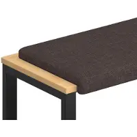 vidaXL Bankkussen Stof Donkerbruin Diepte 35 cm