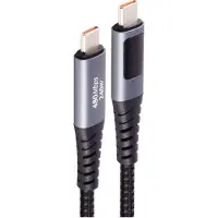 Shiverpeaks BS14-59035 USB-kabel USB 2.0 1 m USB C 0,48 Gbit/s 240 W Zwart, Grijs
