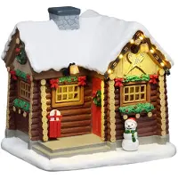 Lemax Snowshoe cabin