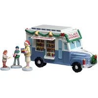Lemax Bookmobile, set of 4 ornament