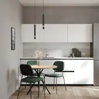 Lyora Design hanglamp Noemi zwart met wit Ø 11cm