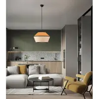 Lyora Hanglamp Veliss wit met geel