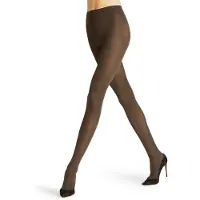 Falke Pure Matt eenkleurig materiaal ondoorzichtig 50 DEN panty dames bruin - maat M