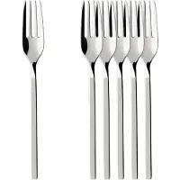 Villeroy & Boch Kuchengabel NewWave 15,5 cm Set van 6