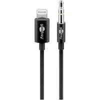 Goobay Lightning naar jack kabel - Lightning male naar Jack 3,5 mm male
