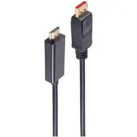 Shiverpeaks BS10-71025 video kabel adapter 1 m DisplayPort HDMI Zwart