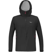 Salewa - Wandel- en bergsportkleding - Puez 2.5L PTX Jacket M Black Out voor Heren van Gerecycled Polyester - Maat L - Zwart
