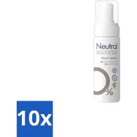 Neutral 10 x – Gezichtsreiniging – Face Wash 0% Parfumvrij – 150 ml - Voordeelverpakking - 10 stuks